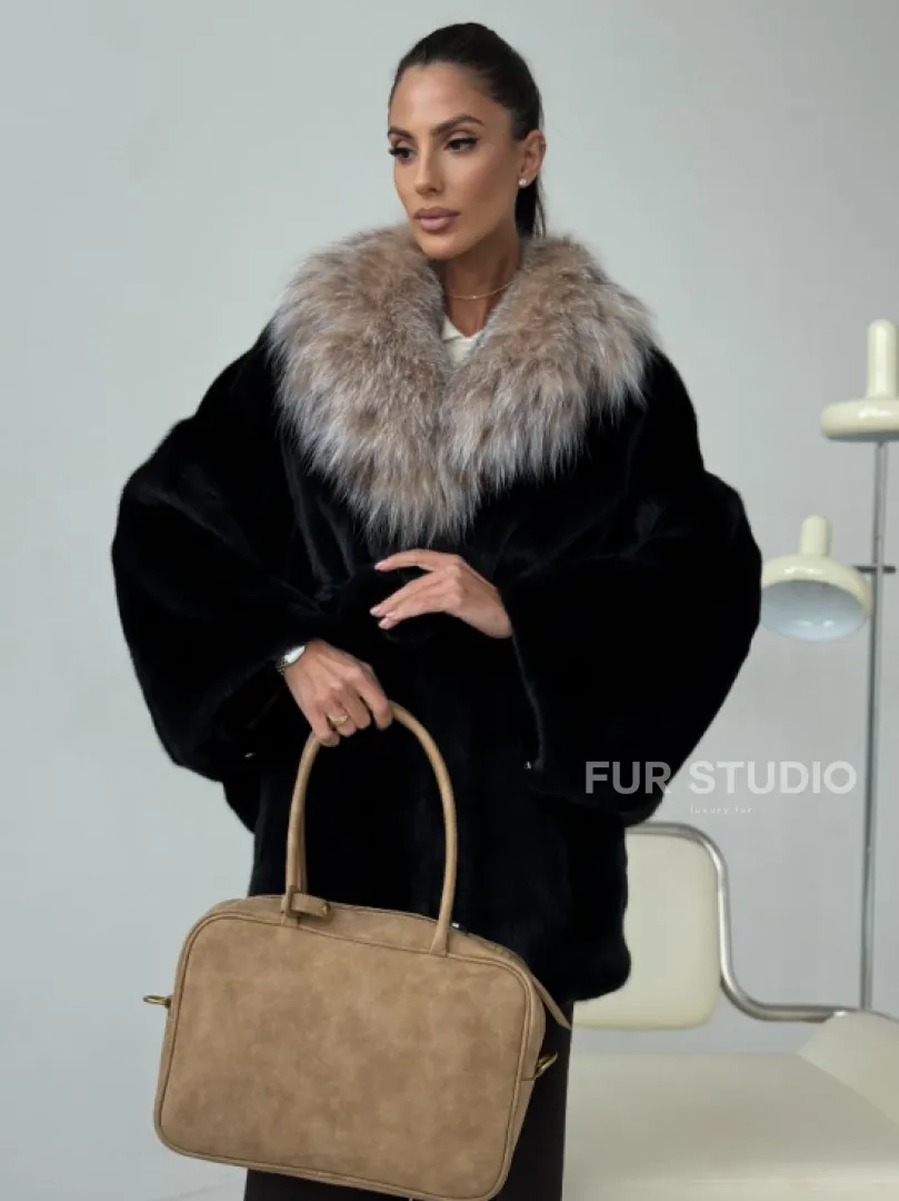 Норковая шуба с рысью - фото 6