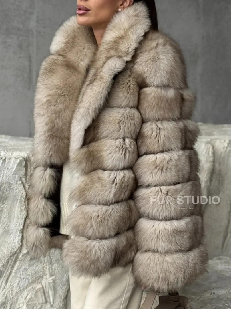 Шуба из песца - фото 4