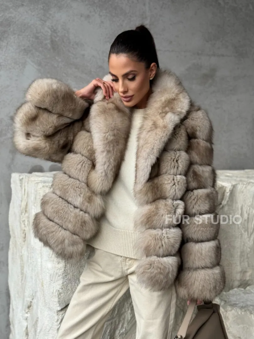 Шуба из песца - фото 10