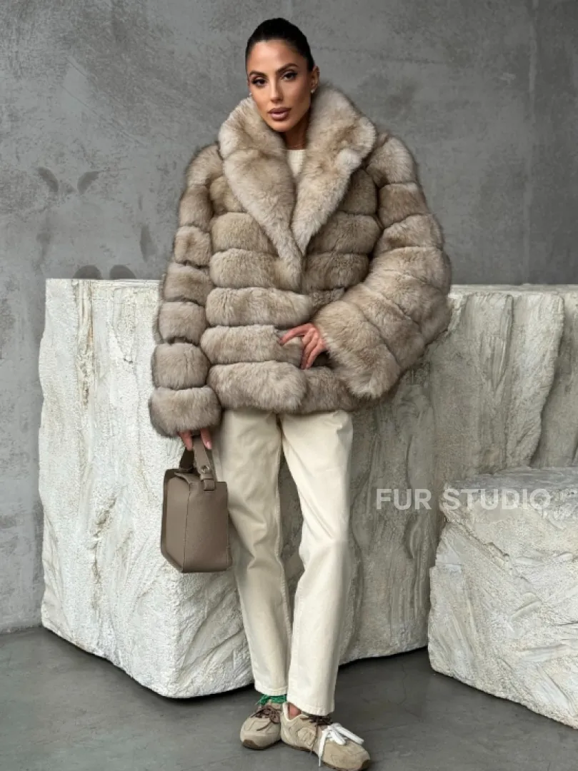 Шуба из песца - фото 5