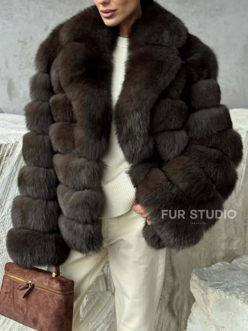 Шуба под соболя - короткая - фото 3