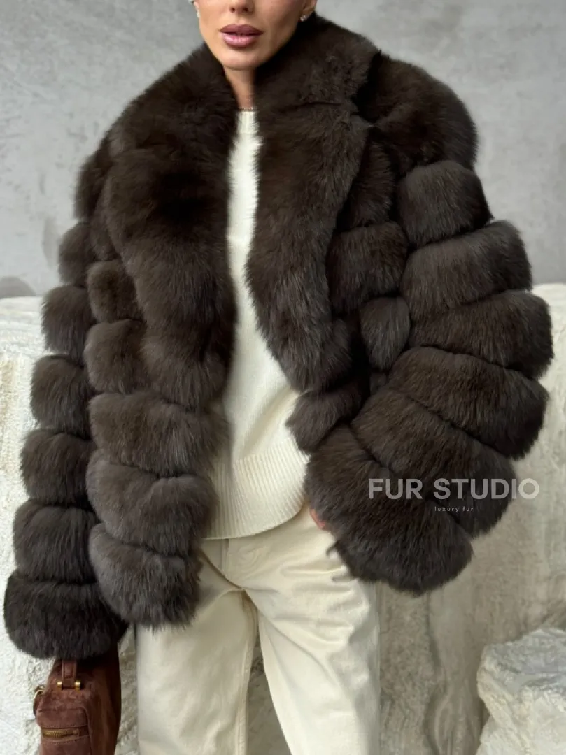 Шуба под соболя - короткая - фото 4