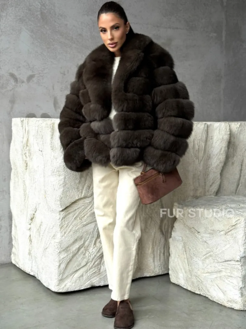 Шуба под соболя - короткая - фото 5