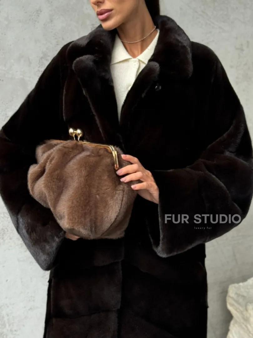 Натуральная норковая шуба