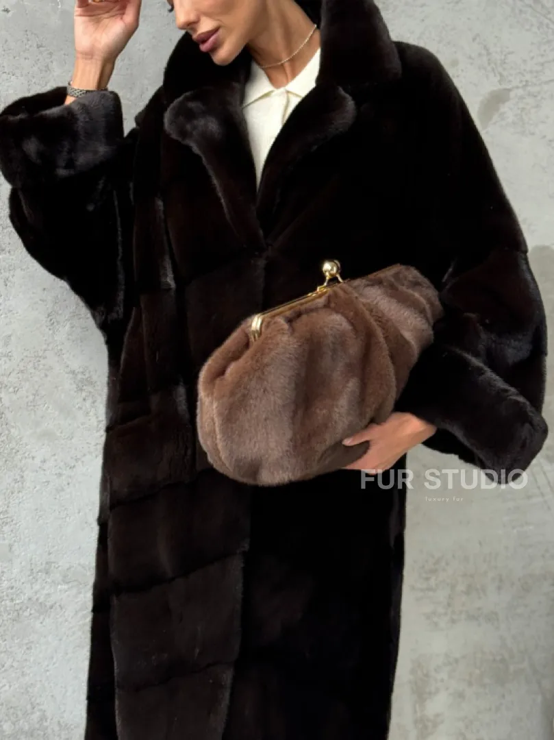 Натуральная норковая шуба