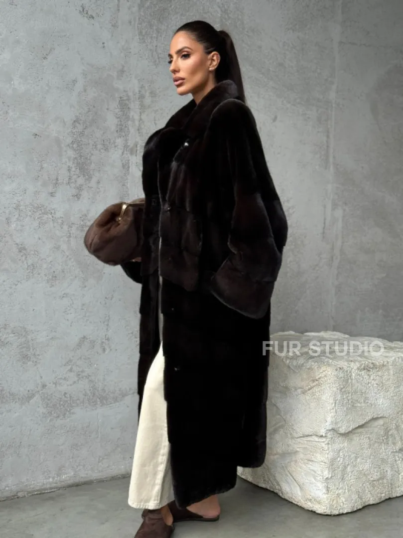 Натуральная норковая шуба