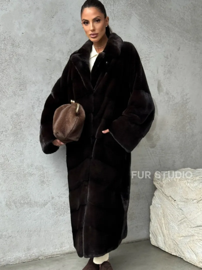 Натуральная норковая шуба