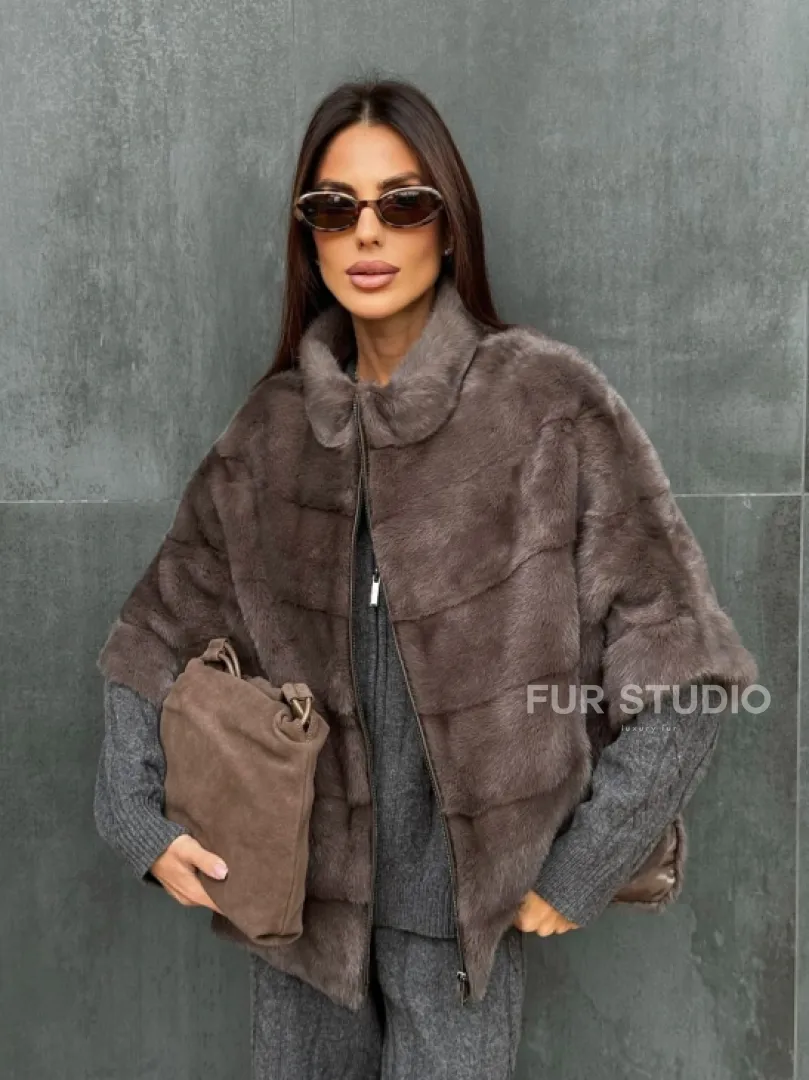 Куртка - кофта норковая на молнии
