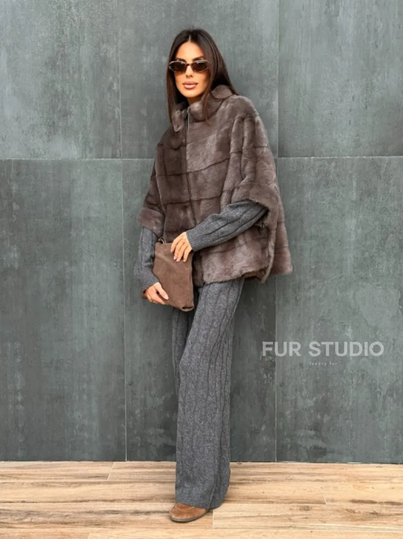 Куртка - кофта норковая на молнии