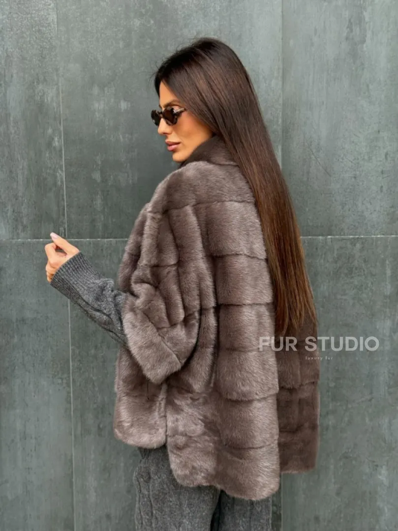 Куртка - кофта норковая на молнии
