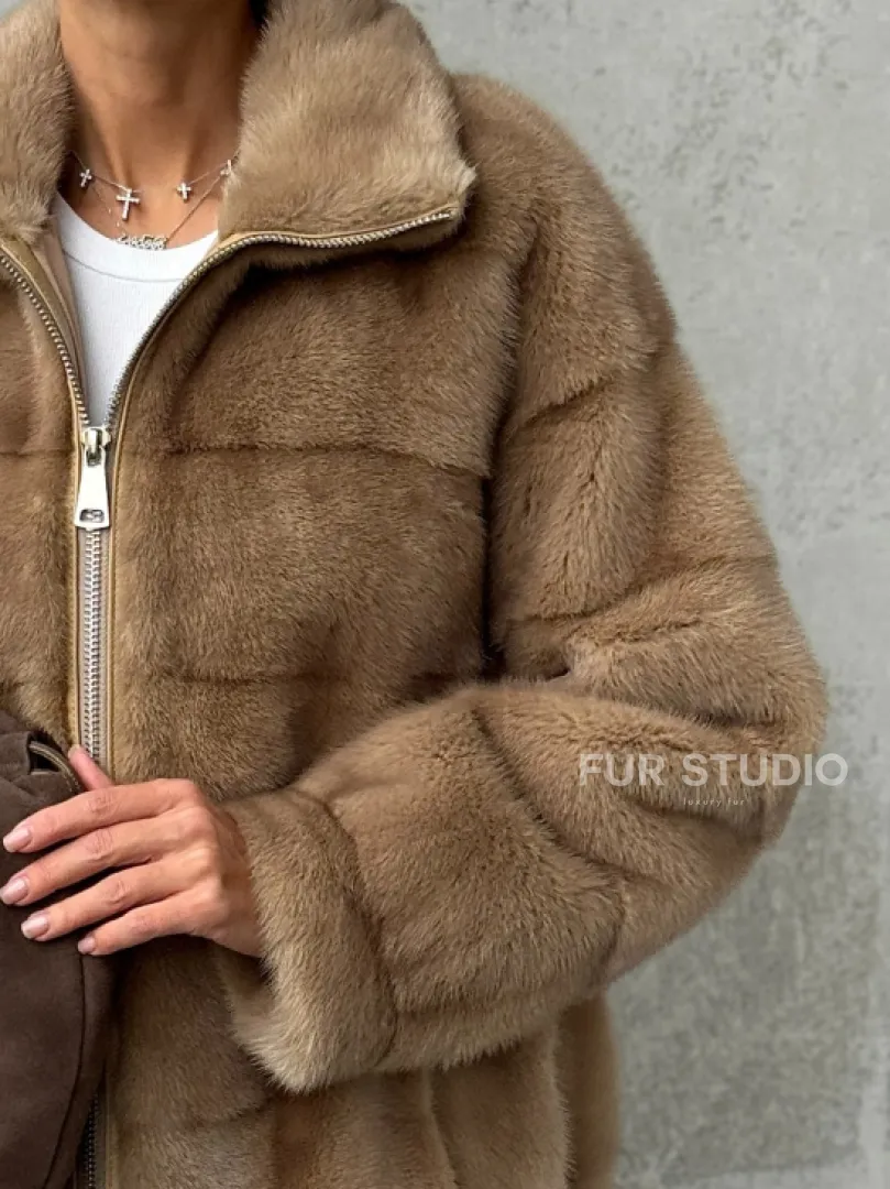 Норковая куртка - фото 3