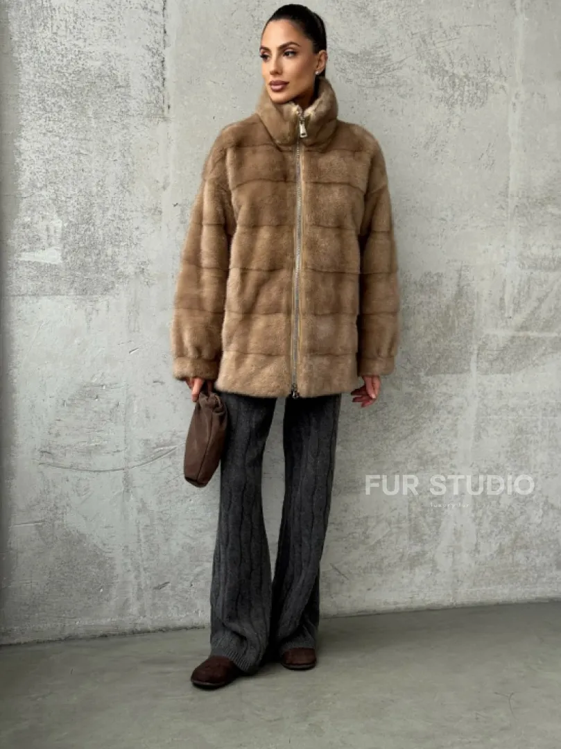 Норковая куртка - фото 5