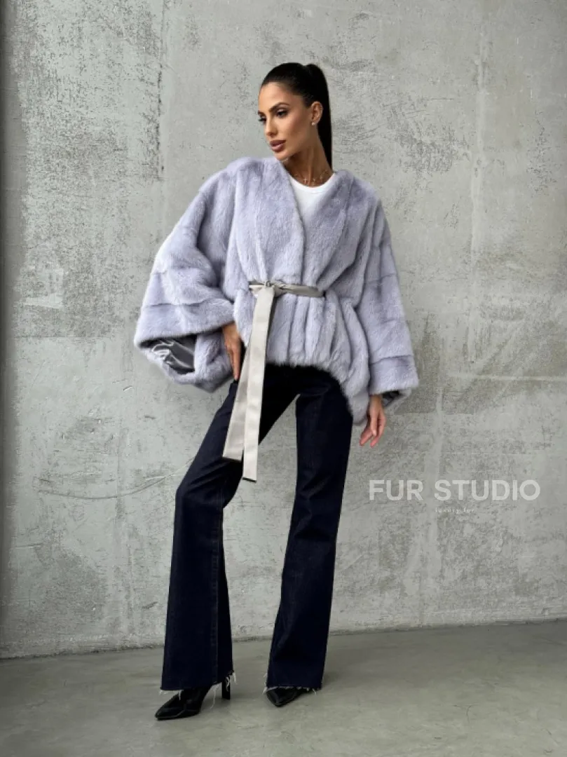 Короткая норковая шуба - фото 9