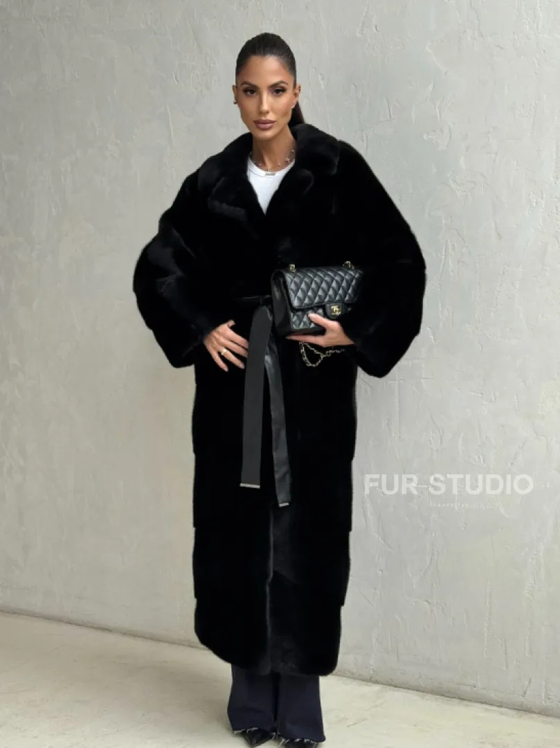 Шуба норка - паркетная раскладка