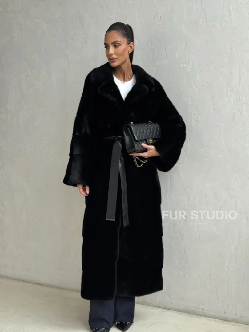 Шуба норка - паркетная раскладка - фото 11