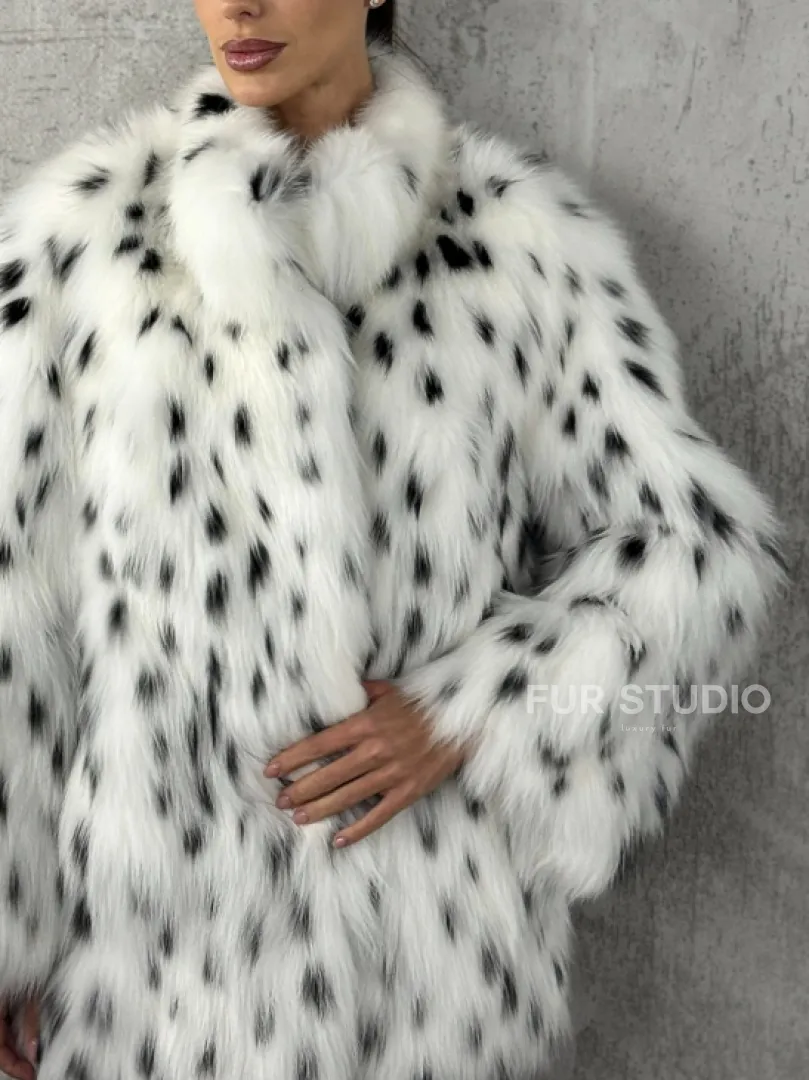 Шуба из лисы под рысь 2026