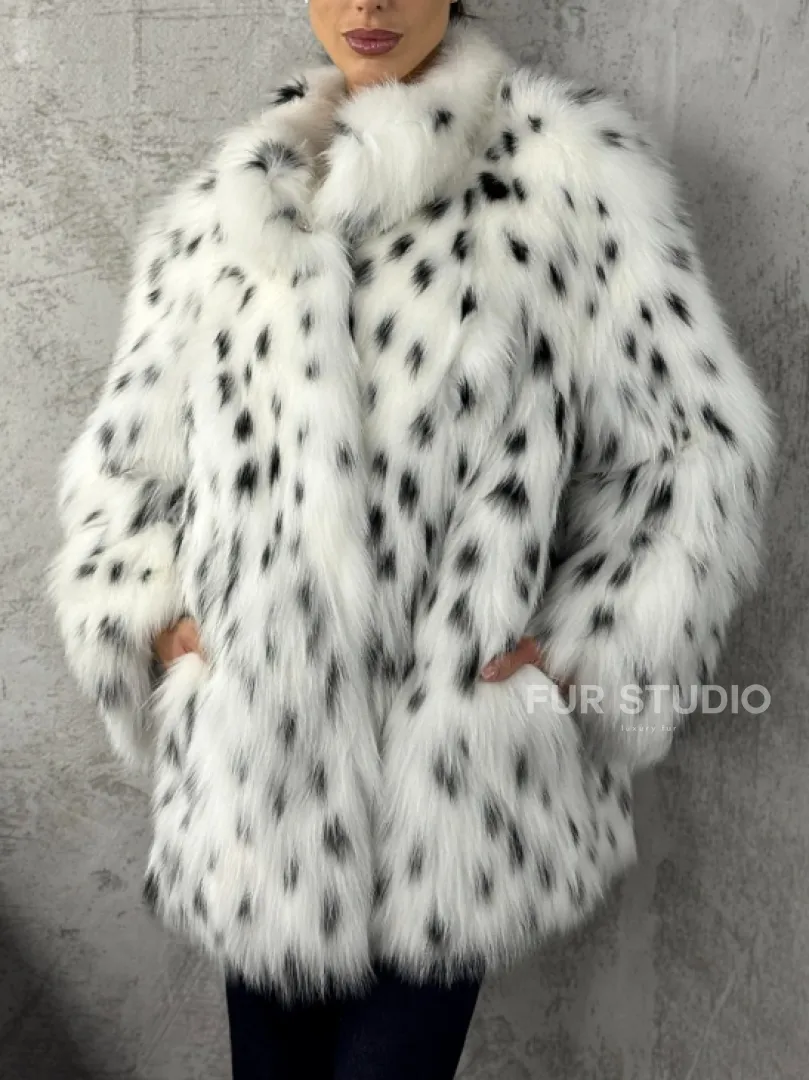 Шуба из лисы под рысь 2026 - фото 3