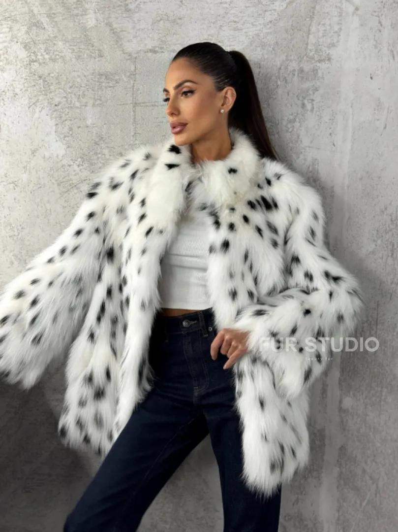 Шуба из лисы под рысь 2026