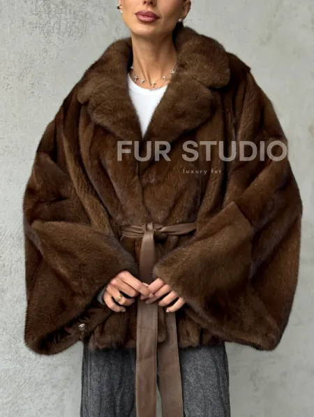 Шуба норковая оверсайз - фото 2