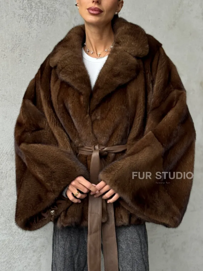 Шуба норковая оверсайз - фото 2