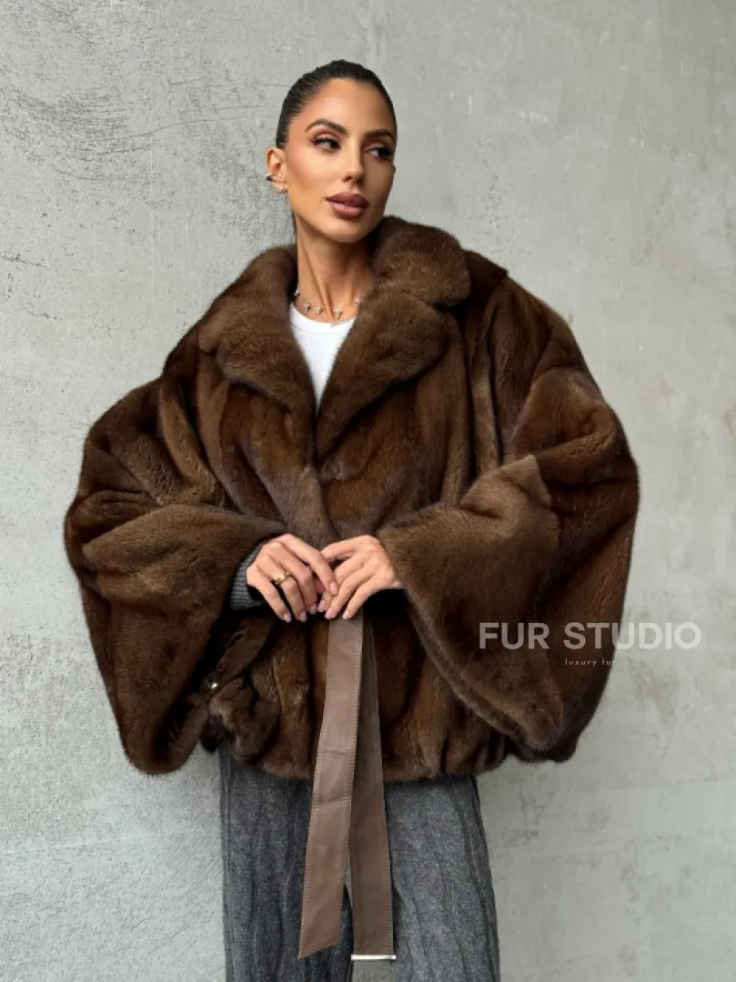 Шуба норковая оверсайз - фото 10