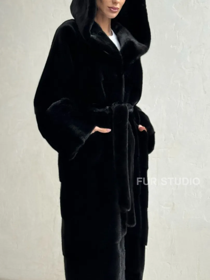 Шуба из американской норки Blackglama - фото 1
