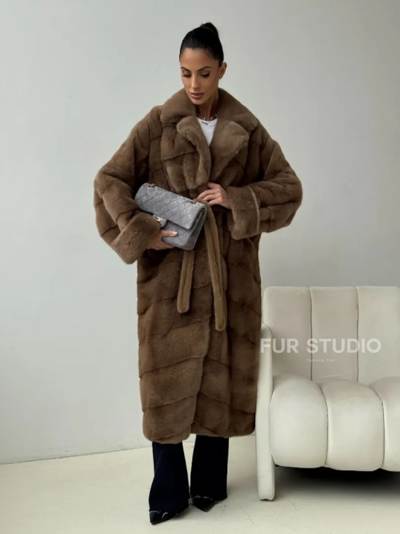 Норковая шуба - кимоно