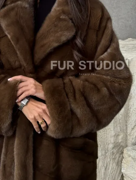 Норковая шуба 2026 - фото 2