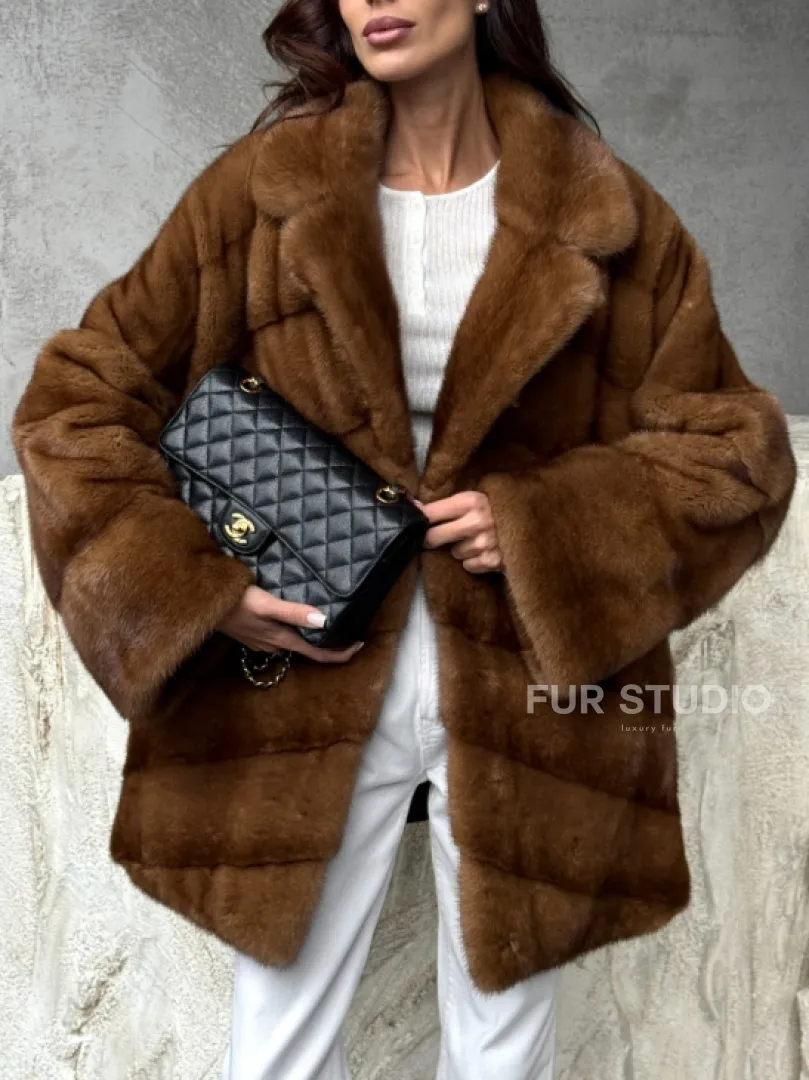 Полушубок норковый - автоледи - фото 3