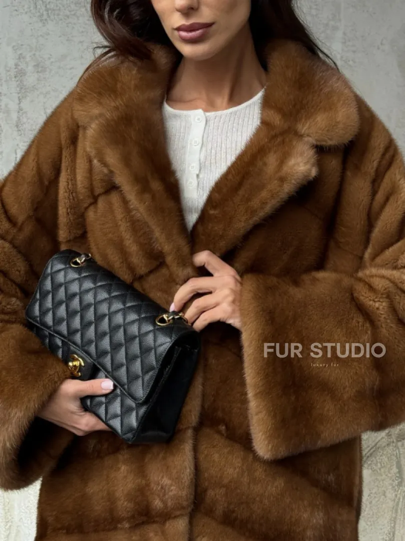 Полушубок норковый - автоледи