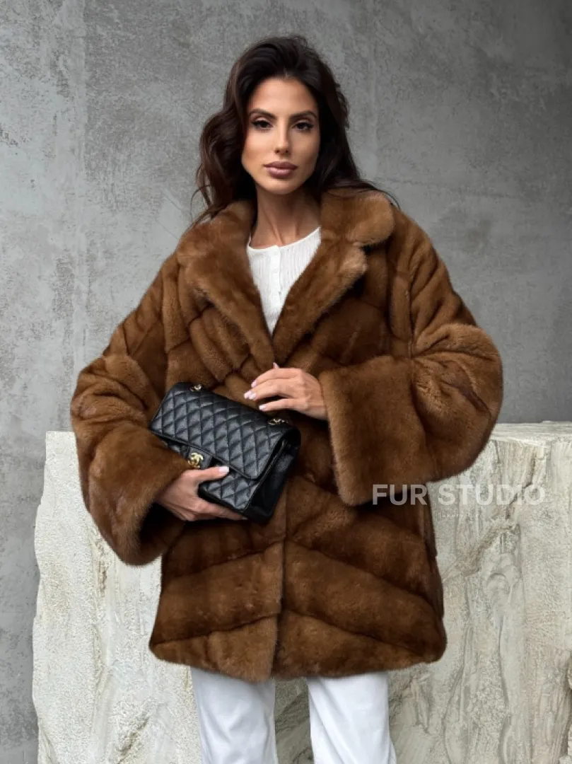 Полушубок норковый - автоледи - фото 8