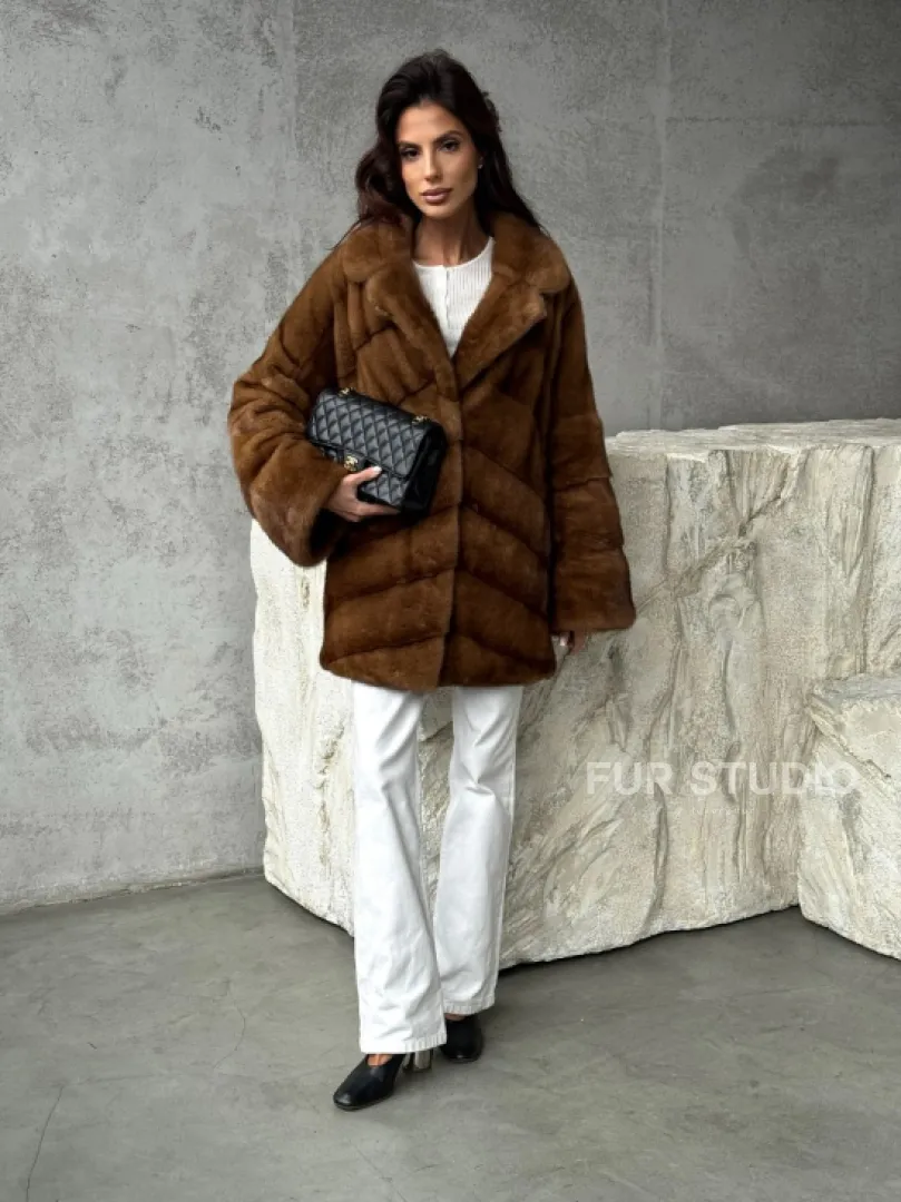 Полушубок норковый - автоледи - фото 10