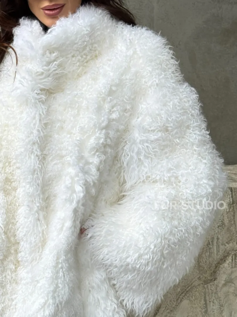 Шуба из альпаки - фото 1