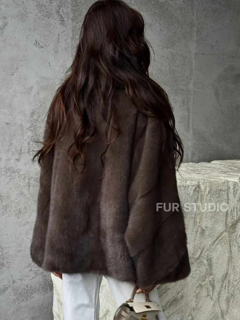 Норковая шуба автоледи - фото 4