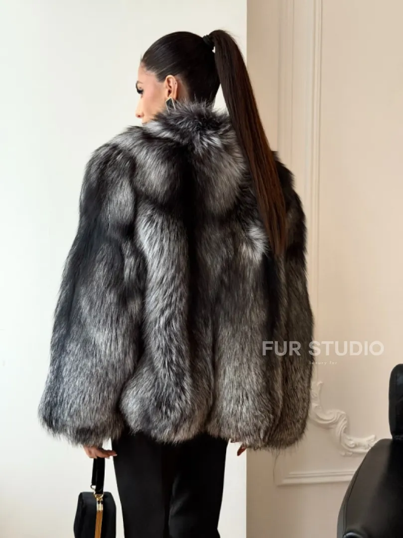 Шуба из чернобурки - фото 6