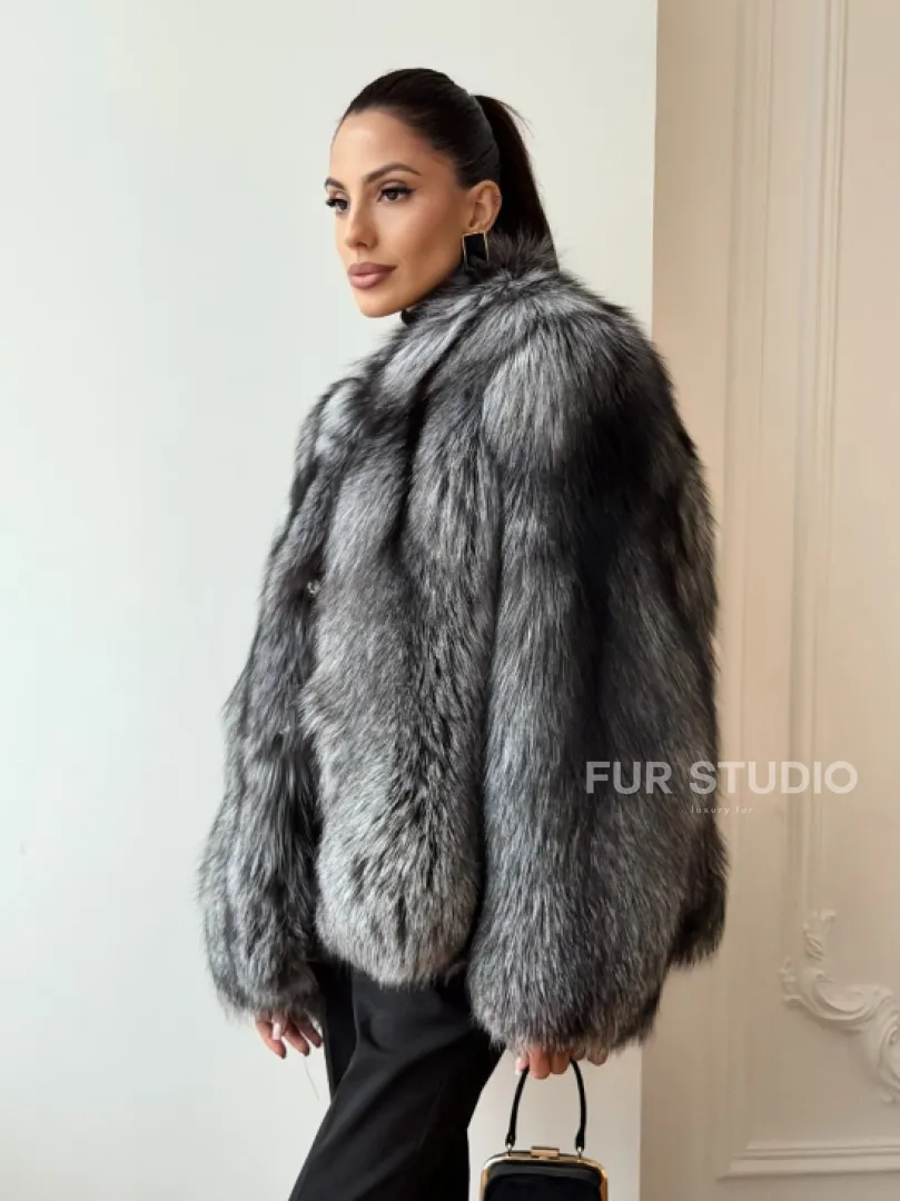 Шуба из чернобурки - фото 7