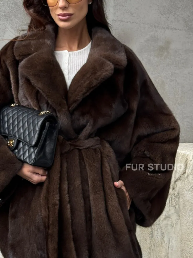 Полушубок норковый 