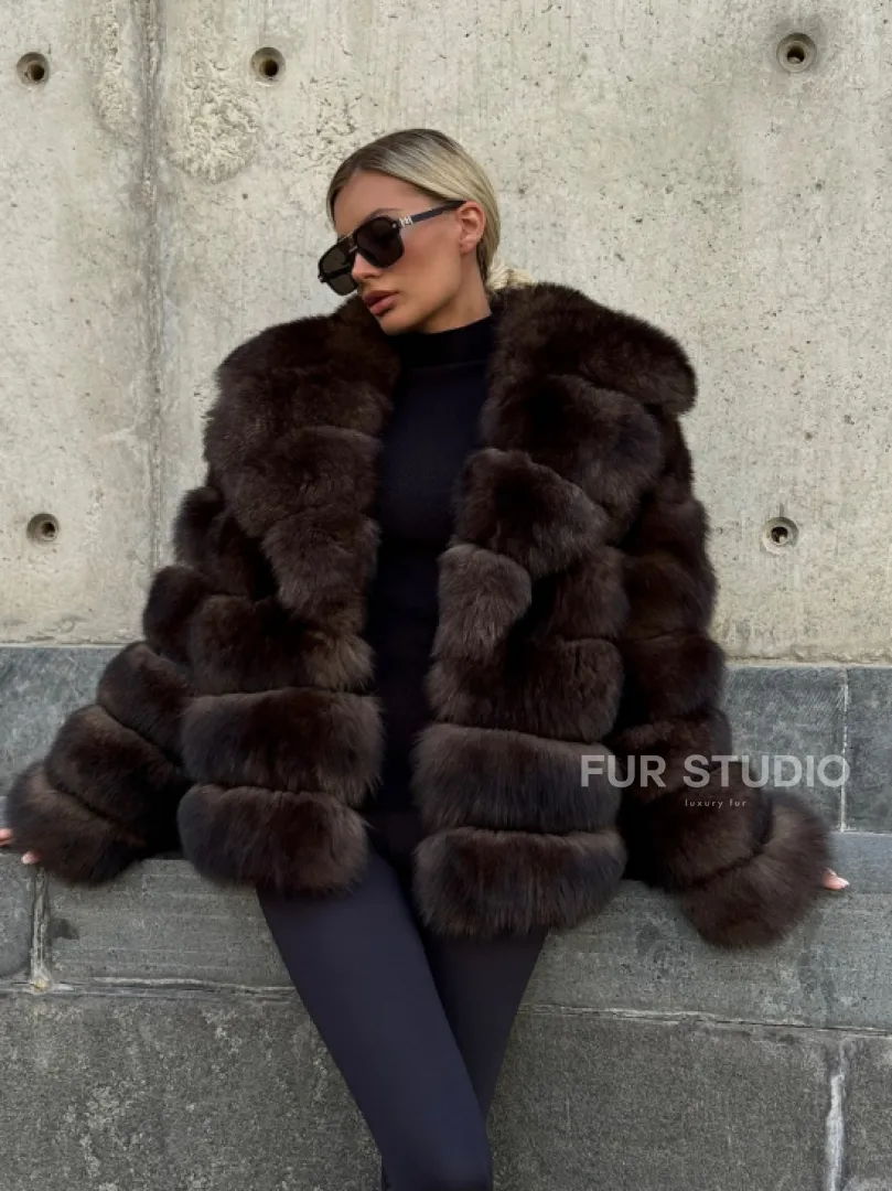 Шуба под соболь - фото 11