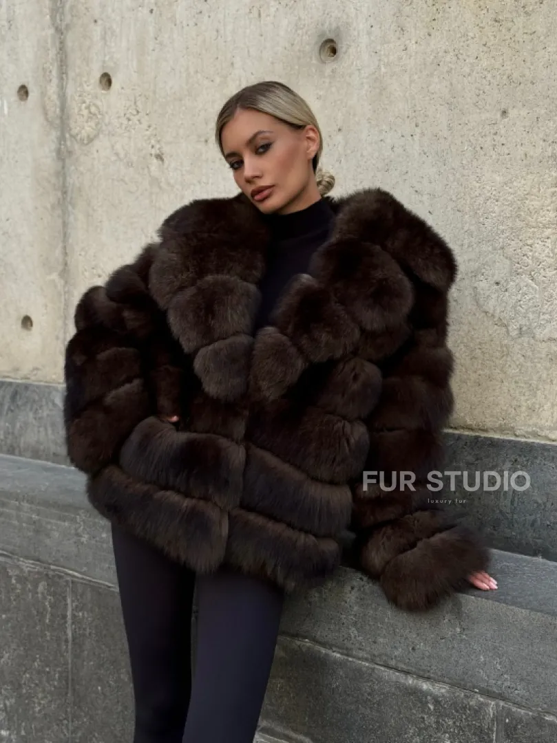 Шуба под соболь - фото 12