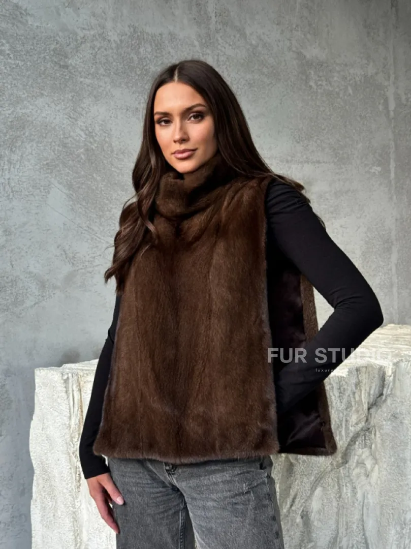 Манишка для женщин - норковая - фото 7