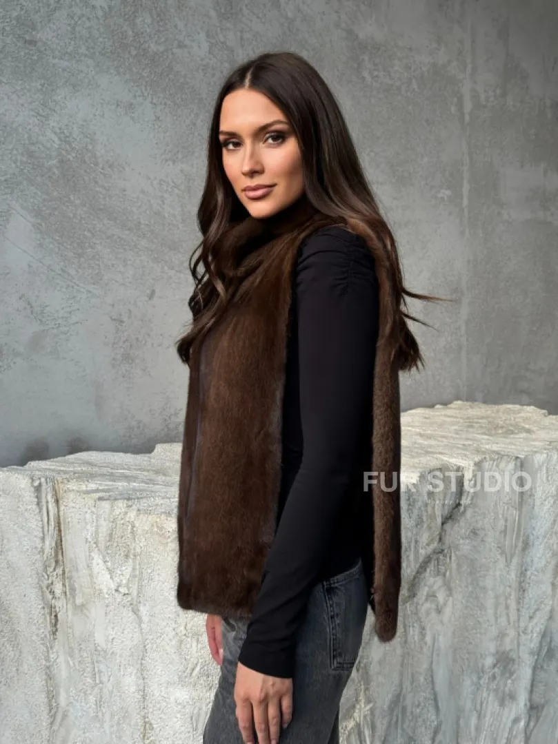 Манишка для женщин - норковая - фото 4