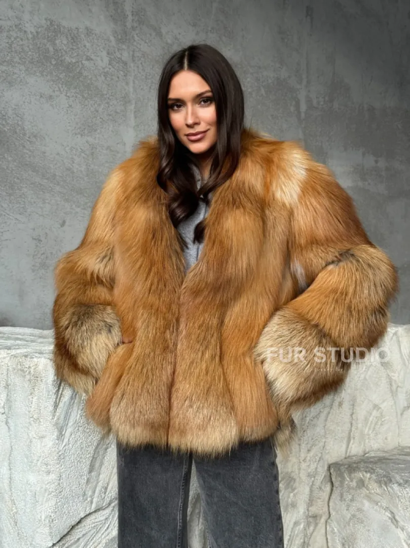 Шуба из лисы - фото 7