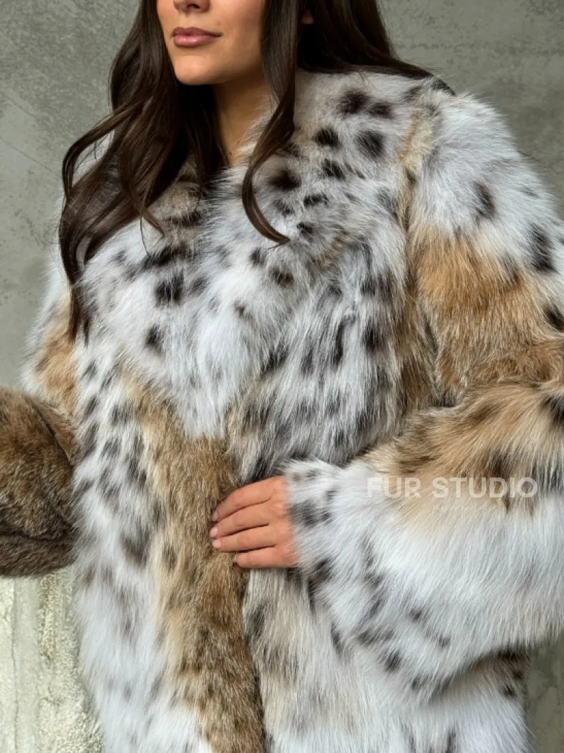 Шуба из рыси