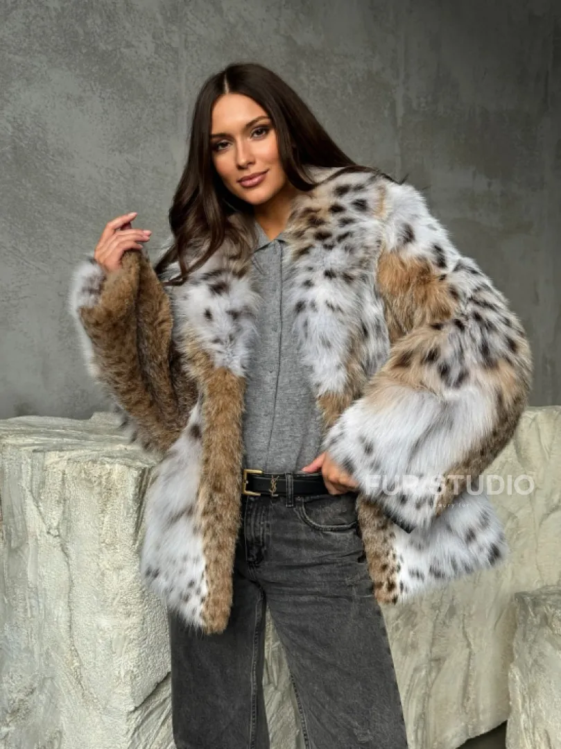 Шуба из рыси