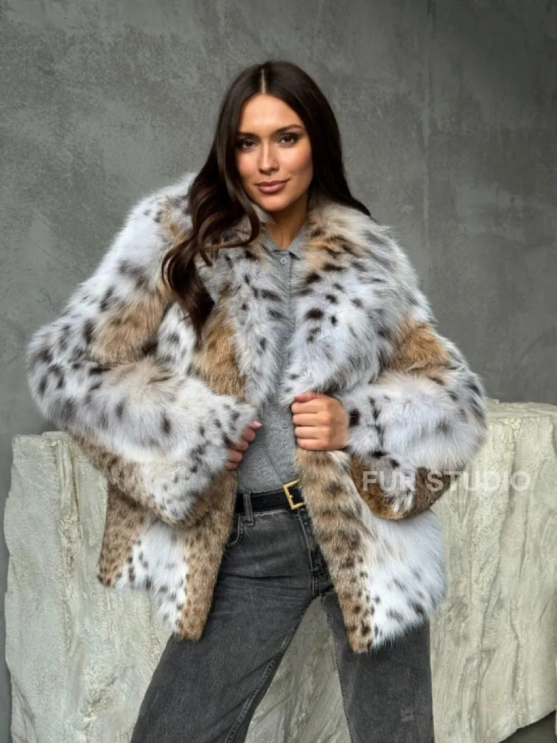 Шуба из рыси