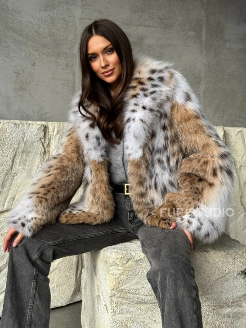 Шуба из рыси