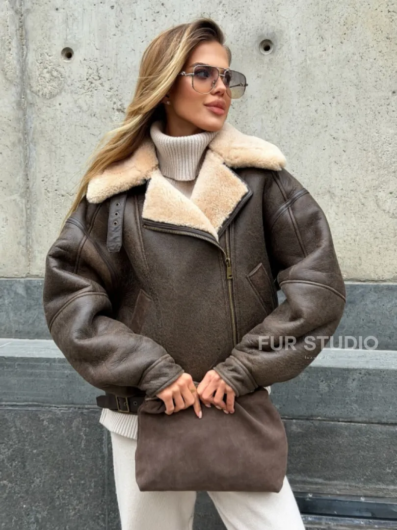 Дубленка - пилот женская