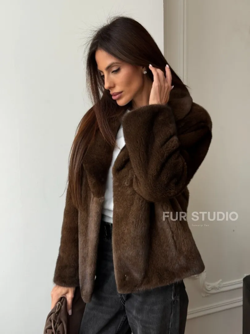 Норковый пиджак - фото 11