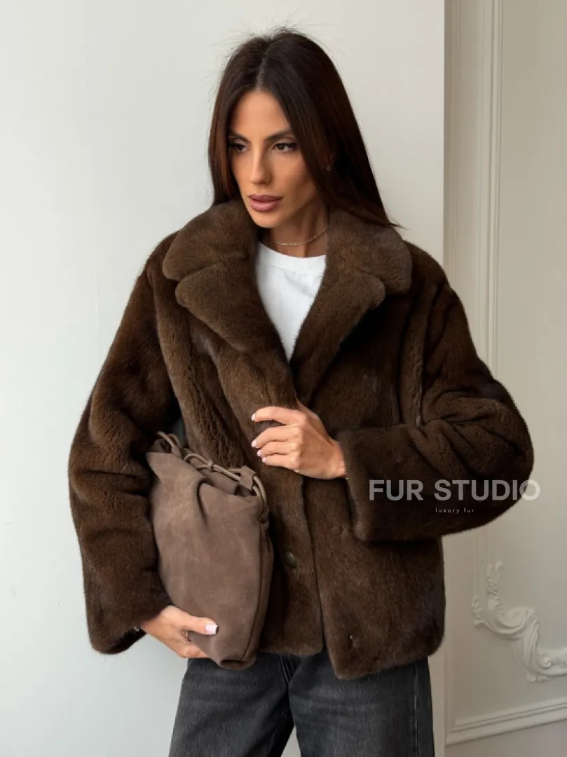 Норковый пиджак - фото 9