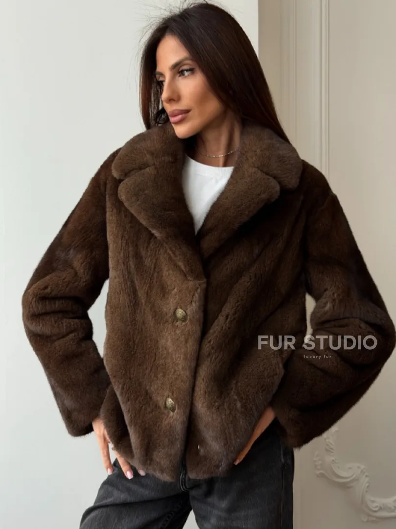 Норковый пиджак - фото 6